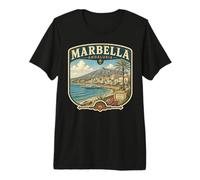Marbella Espagne Voyage Marbella Souvenir Marbella Costa Del Sol T-Shirt Haut de Gamme