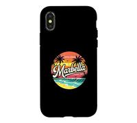 Marbella Espana/Marbella Souvenir de l'Espagne/Marbella Coque pour iPhone X/XS