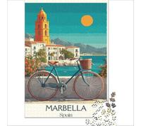 Marbella Luxury Poster Puzzle 1000 pièces | puzzle relaxant pour la pleine conscience un passe temps paisible pour se concentrer et profiter d'un moment calme50x75cm