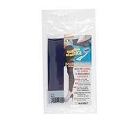 Marbet MB121.015 | Tissu Jersey Extensible | Thermocollant | 20 cm x 15 cm | Bleu Moyen