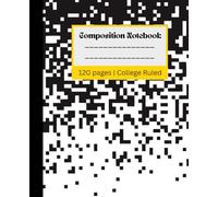 Marble Composition Notebook College Ruled: An Attractive Journal for All Your Writing Needs | 120 Pages | 7.5 x 9.25 | School Supplies