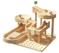 Marble Maze for Adults, Wooden Brain Teaser Ball Run, 3D Roller Coaster