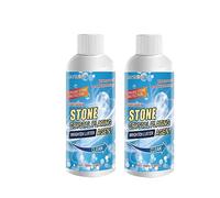 Marble Nano Crystal-Plating Agent, Stone Stain Remover Cleaner, Kitchen Marble Cleaner and Polish, Stone Crystal Plating Brighten Luster Agent Clean, Kitchen Marble Oil Stain Cleaner (2 pièces)