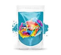 MARBLERS Poudre de mica sarcelle [turquoise] 85 g | Qualité cosmétique | Pigment de résine époxy | Teinture | Non toxique, végétalien, sans cruauté envers les animaux | Brillant à lèvres, ongles