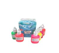 Marbling Base Huile 6 Couleurs Fluo 25ml