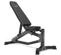 Marbo Sport - Banc de Musculation Réglable des Deux Côtés MS-L102 2.0 - Structure Solide et Durable - Assise et Dossier Ajustables - Appareil Multifonction pour Entraînement à Domicile - Noir
