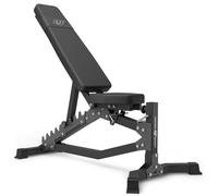 Marbo Sport - Banc de Musculation Réglable des Deux Côtés MS-L102 2.0 - Structure Solide et Durable - Assise et Dossier Ajustables - Appareil Multifonction pour Entraînement à Domicile - Noir
