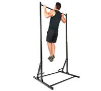 Marbo Sport - Barre fixe de descente réglable en hauteur, structure calisthenics autoportante, poignées push-up, base stable, charge maximale 150 kg, équipement fitness maison - SmartGym SG-13