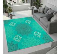 MARBRE Boho Rug Living Room Bedroom Runner 3D Retro Rugs Washable Anti-Slip Super Soft Short Pile Rug 160x230cm Fluffy No Shedding Indoor Outdoor Carpets Mat(Image 5-10)