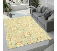 MARBRE Boho Rug Living Room Bedroom Runner 3D Retro Rugs Washable Anti-Slip Super Soft Short Pile Rug 80x150cm Fluffy No Shedding Indoor Outdoor Carpets Mat(Image 5-4)