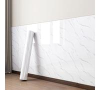 Marbre Carrelage Adhesif Mural Panneau,Papier peint autocollant effet marbre,Imperméable en PVC Autocollants en Tuile Stickers,Mural Masquer Les Imperfections,pour Maison Cuisine TV Murale