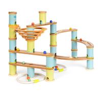 Marbre Course Écologique Bois Bambou Course Enfants Éducatif Jeu Set boppi