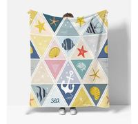 MARBRE Couverture Thème Océanique 180x220cm Chaude Douce Moelleuse Microfibre Flanelle Couverture Polaire 3D Cartoon Blanket pour Lit Canapé La Chambre Coucher Voyages(Image 13-9)