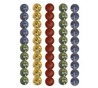 Marbre de verre coloré, perles de marbre rondes, Artisanat en marbre rond coloré fait à la main, Pierre de marbre de planète décorative de plusieurs couleurs pour Aquarium, Vases, Table, artisanat