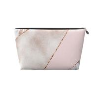 Marbre d'or Rose mélangé épissé, Trousse de Toilette Trousse de Maquillage Sac à cosmétiques Trousse de Toilette de Voyage Portable