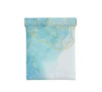 Marbre Liquide Bleu, Sac de Rangement pour Femmes, Portefeuille supérieur à Presser, Petit Porte-Monnaie, Pochette de Changement
