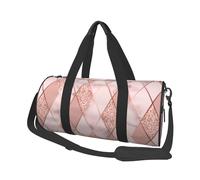 Marbre Luxe Géométrique, Sac de Voyage de Grande capacité, Sac à Main Rond, Sac de Voyage de Sport, fourre-Tout, Sac de Fitness