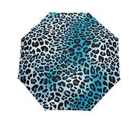 Marbre Noir Pierre Bleue Parapluie Pliant Ouverture et Fermeture Automatique Protection UV Parapluies Pliant Coupe-Vent Ultra-léger pour Voyager Plage Femmes Enfants Fille