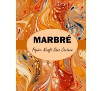 Marbré Papier Kraft Sans Couture: Gros Caractères Marbré Emballage Scrapbooking 8,5 x 11 pouces, Papier Scrapbooking, Papier Décor, Fabrication de ... Pour Créer Des Calques Artistiques, et plus