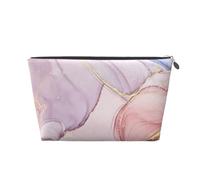 Marbre Rose, Trousse de Toilette Trousse de Maquillage Sac à cosmétiques Trousse de Toilette de Voyage Portable