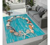 MARBRE Starfish Rug Living Room Bedroom Runner 3D Conch Rugs Washable Anti-Slip Super Soft Short Pile Rug 120x180cm Fluffy No Shedding Indoor Outdoor Carpets Mat(Image 8-12)