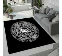 MARBRE Tai Chi Rug Living Room Bedroom Runner 3D Retro Chinese Style Rugs Washable Anti-Slip Super Soft Short Pile Rug 120x180cm Fluffy No Shedding Indoor Outdoor Carpets Mat(Image 3-7)