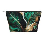 Marbre Vert émeraude, Trousse de Toilette Trousse de Maquillage Sac à cosmétiques Trousse de Toilette de Voyage Portable