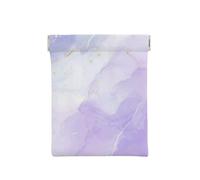 Marbre Violet Pastel Liquide, Sac de Rangement pour Femmes, Portefeuille supérieur à Presser, Petit Porte-Monnaie, Pochette de Changement