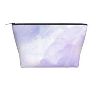 Marbre Violet Pastel Liquide, Trousse de Toilette Trousse de Maquillage Sac à cosmétiques Trousse de Toilette de Voyage Portable