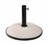 Marbuen 10451 Base de parasol rond ciment 45 x 36 cm 20 kg Blanc Jardin, piscine et terrasse