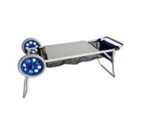 Marbueno Chariot Multi-usages Blanc PVC Acier Red 108 x 51 x 51 cm