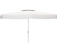 Marbueno - Solskærm Blanc Polyester Aluminium, Ø 300 cm | Protection UV | Résistant aux intempéries, Coloré, Plastique