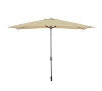 MARBUENO SUMMER Parasol Marbueno Acier 8 Baleines 200 x 300 cm Polyester Marron Jardin, Piscine et Terrasse 10492