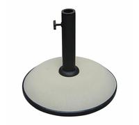 Marbuen 10445 Base de parasol rond ciment 36 x 29,5 cm 11 kg Blanc