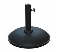 Marbuen 10444 Base de parasol rond ciment 36 x 29,5 cm 11 kg Noir