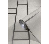 marburg Papier peint Beige Argenté avec lignes Papier peint intissé pour salon ou chambre à coucher QUALITÉ PREMIUM Made in Germany 10,05 x 0,53m Nouveau 31752