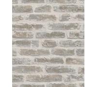 marburg Papier peint Beige Marron aspect pierre Classique pour chambre ou salon Made in Germany 10,05 x 0,53m