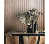 marburg Papier peint effet bois cuivré métallisé 10,05m x 0,53m Made in Germany