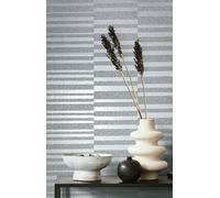 marburg Papier Peint Gris Beige Perle Rayures Brillantes Moderne pour Salon Chambre Cuisine 10.05x0.53