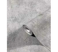 marburg Papier peint Gris structuré pour chambre ou salon Papier peint intissé 100% Made in Germany 10,05 x 0,53m 32614