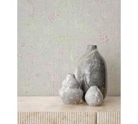 marburg Papier peint gris vert fleurs aspect feuille floral nature aspect industriel pour salon chambre cuisine 10,05 x 0,53
