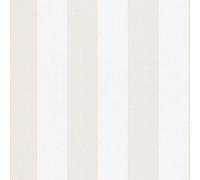 WALLCOVER Papier peint intissé beige à rayures style maison de campagne - Lignes modernes - Structure fine - 10,05 x 0,53 m - Fabriqué en Allemagne
