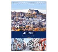Marburg - Universitätsstadt mit Flair (Tischkalender 2026 DIN A5 hoch), CALVENDO Monatskalender: Marburg - Vom imposanten Landgrafenschloss über die ... bis zu stimmungsvollen Ansichten an der Lahn.