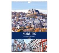 Marburg - Universitätsstadt mit Flair (Wandkalender 2026 DIN A4 hoch), CALVENDO Monatskalender: Marburg - Vom imposanten Landgrafenschloss über die ... bis zu stimmungsvollen Ansichten an der Lahn.