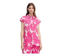 Marc Aurel - Chemise en coton à fleurs - Femme - Blouses et Chemises - Rose - Taille: 44 FR