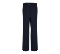 Marc Aurel - Pantalon Droit Large avec Bandes Latérales Contrastées - Femme - Pantalons - Bleu - Taille: 40 FR