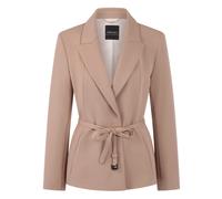 Marc Cain - Blazer avec ceinture à nouer - Femme - Vestes - Brun - Taille: 42 FR