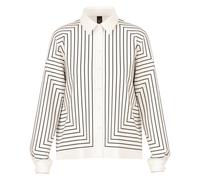 Marc Cain - Blouse géométrique en mélange de soie - Femme - Blouses et Chemises - Multicolore - Taille: 44 FR