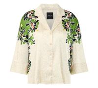 Marc Cain - Bluse mit Leo-Hibiskus-Print - Femme - Blouses et Chemises - Multicolore - Taille: 42 FR
