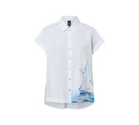 Marc Cain, Femme, Blouses et Chemises, Blanc, Taille: 40 FR Bluse mit maritimem Print